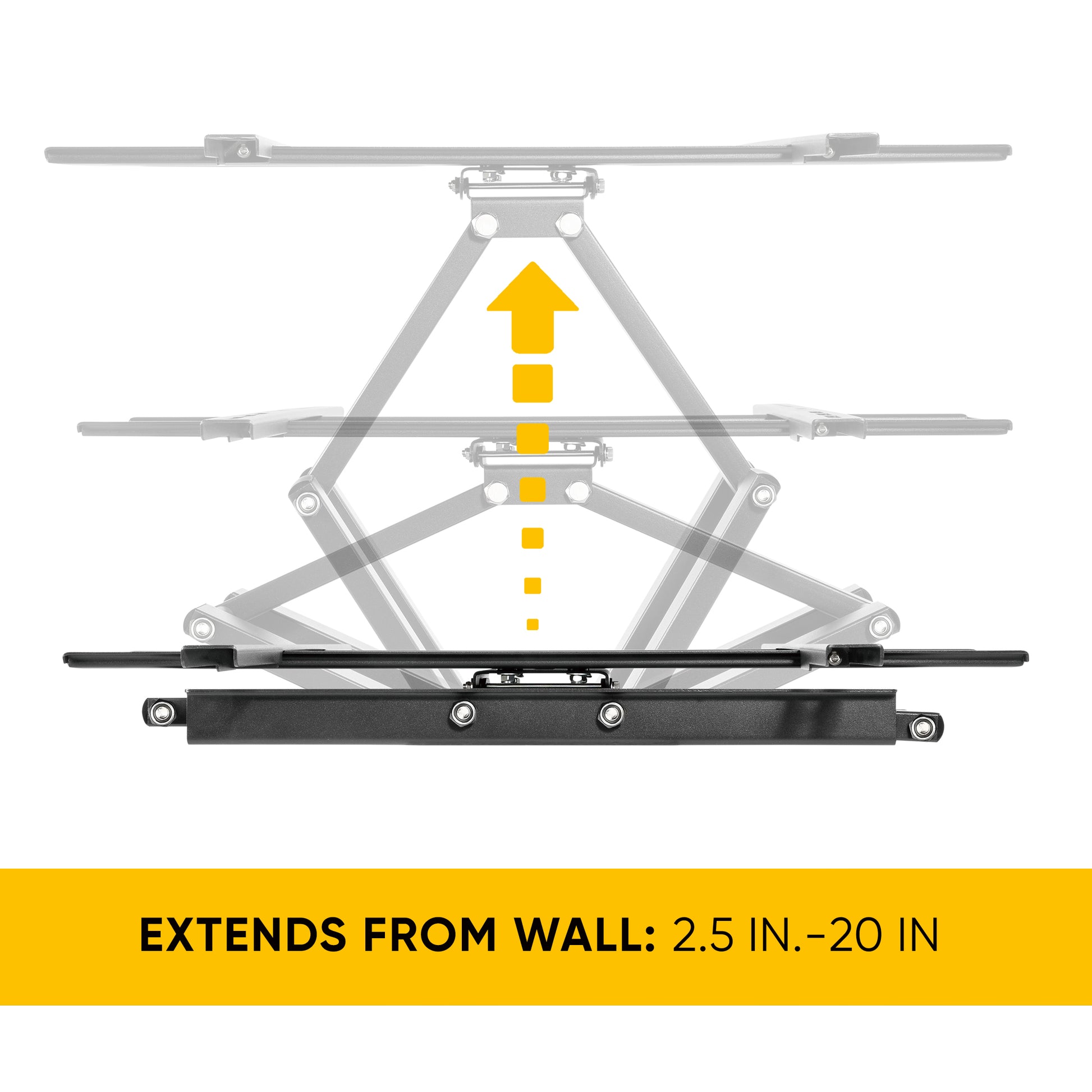 Full Motion Outdoor Tv mount for 37 80"