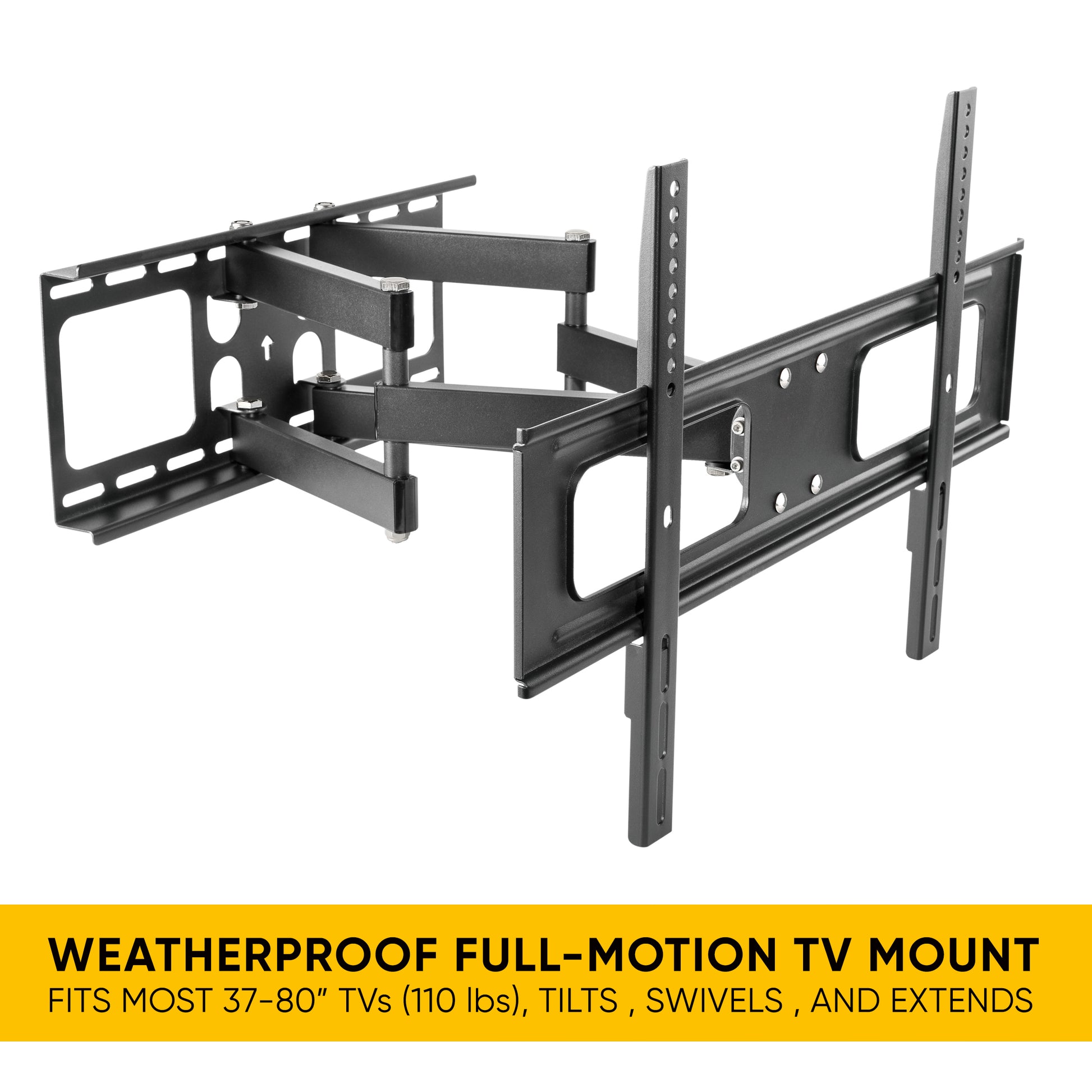 Full Motion Outdoor Tv mount for 37 80"