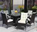 Patio 7 Piece Rectangular Dining Set With 6