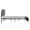 Queen Size Bed Frame, Modern Upholstered Platform