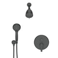 Large Amount of water Multi Function Shower Head matte black-brass