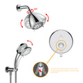 Large Amount of water Multi Function Shower Head chrome-brass