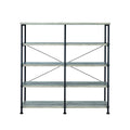 63 Inch Industrial 4 Tier Bookshelf,