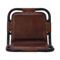 31 Inch Bar Height Chair, Genuine Leather