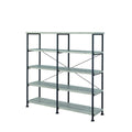 63 Inch Industrial 4 Tier Bookshelf,