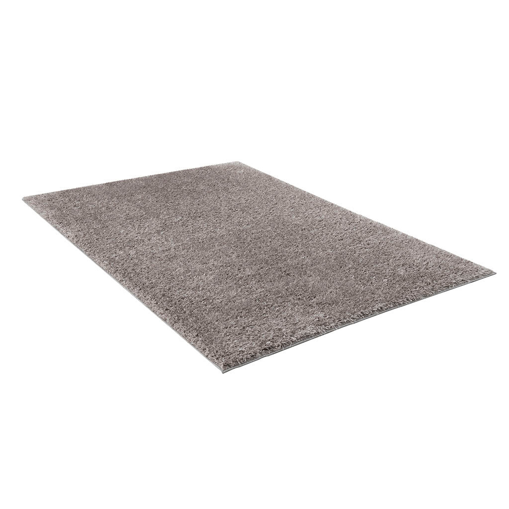 Super Soft Polyester Shag Area Rug grey-polyester