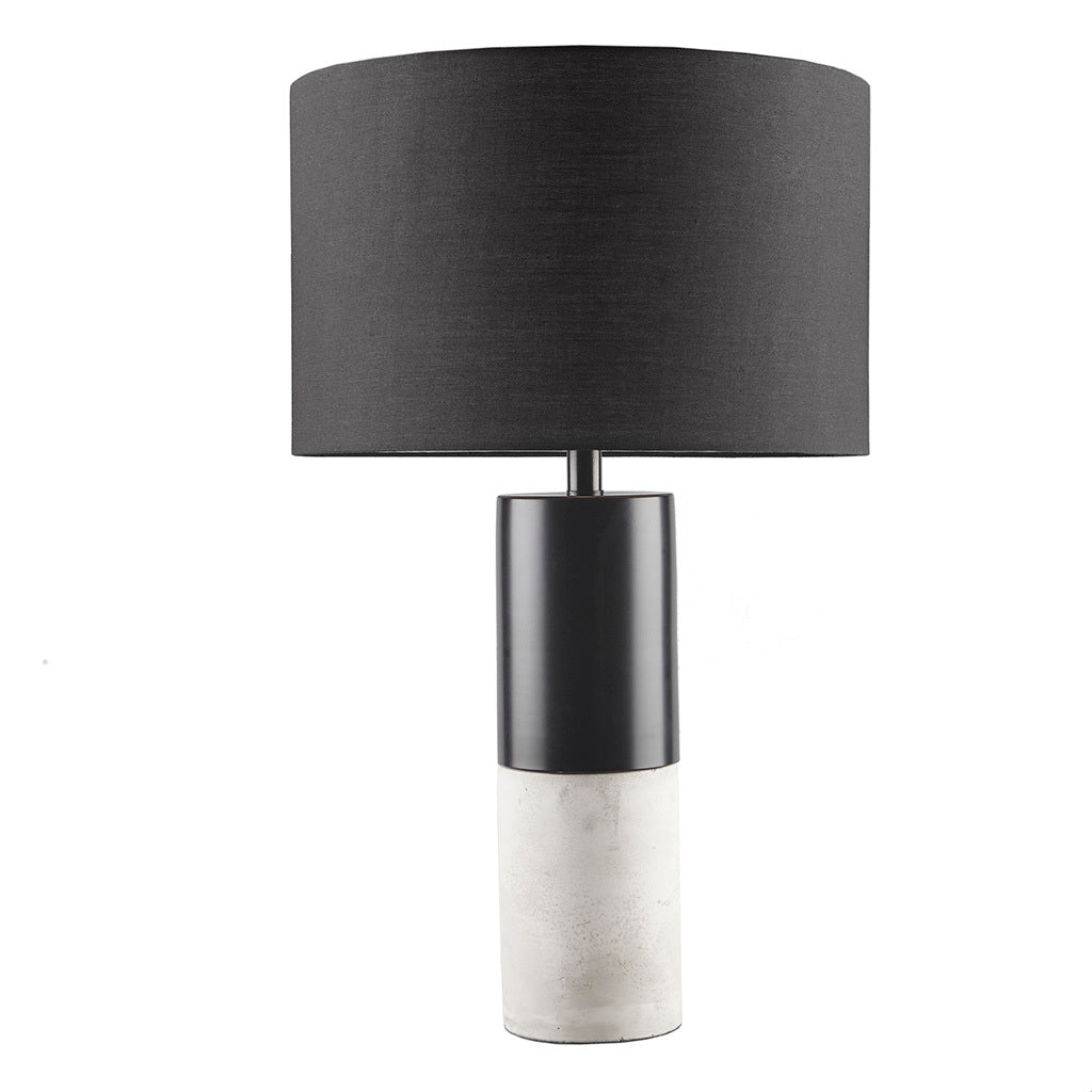 Fulton Concrete Table Lamp black-cotton