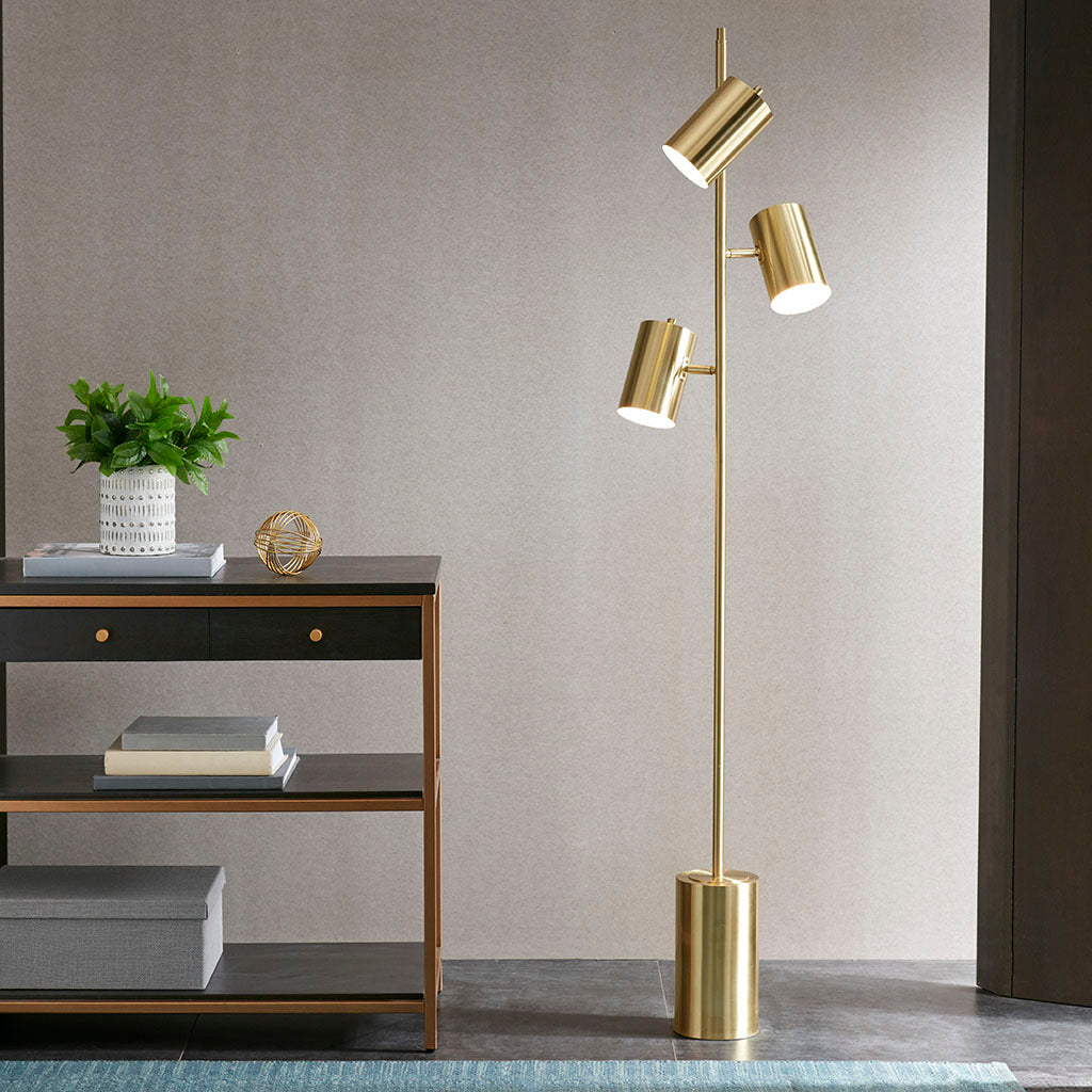 3 Light Metal Floor Lamp