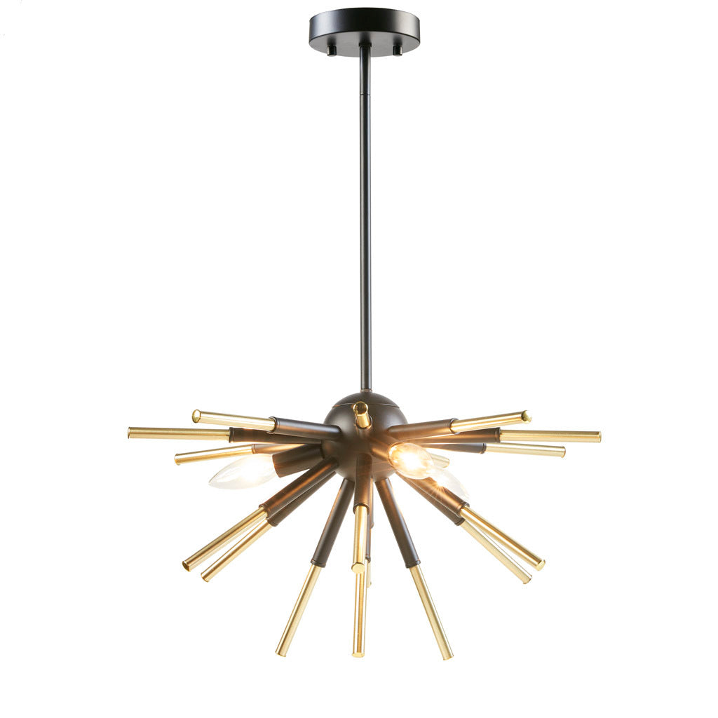 3 Light Spiked Chandelier