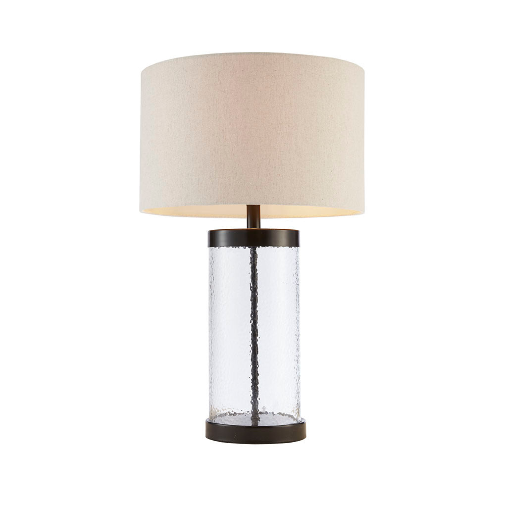 Glass Cylinder Table Lamp