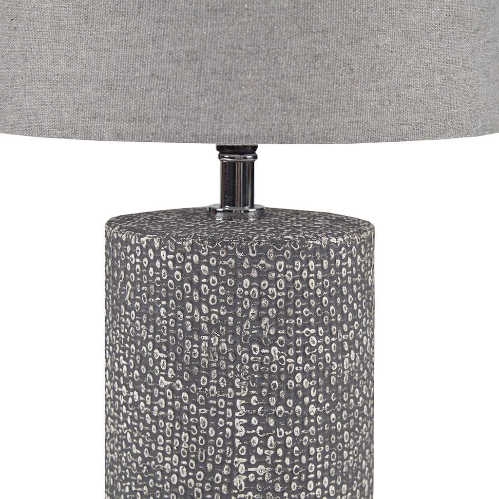 Embossed Ceramic Table Lamp