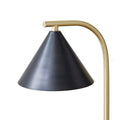 2 Light Metal Table Lamp with Chimney Shades