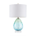 Ombre Glass Table Lamp blue-cotton