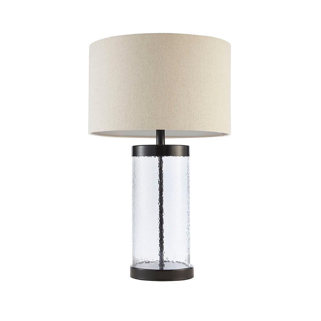 Glass Cylinder Table Lamp