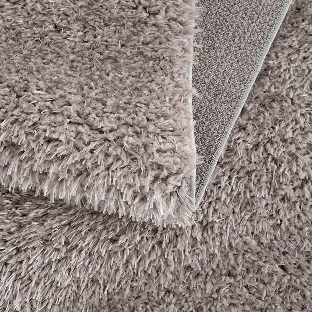 Super Soft Polyester Shag Area Rug grey-polyester