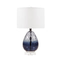 Ombre Glass Table Lamp dark blue-cotton