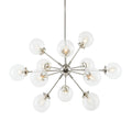 Paige 12 Light Chandelier with Oversized Globe Bulbs silver-cotton