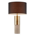 Concrete Table Lamp black-cotton