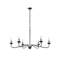 Brighton 6 Light Farmhouse Metal Chandelier