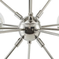 Paige 12 Light Chandelier with Oversized Globe Bulbs silver-cotton