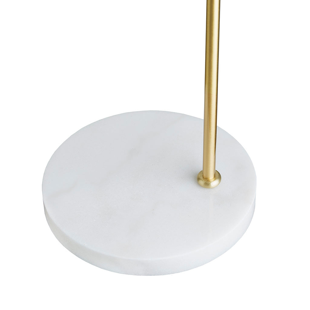 Auburn 24" H Table Lamp with Marble Base gold-cotton