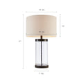 Glass Cylinder Table Lamp