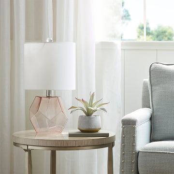 Bella Geometric Glass Table Lamp