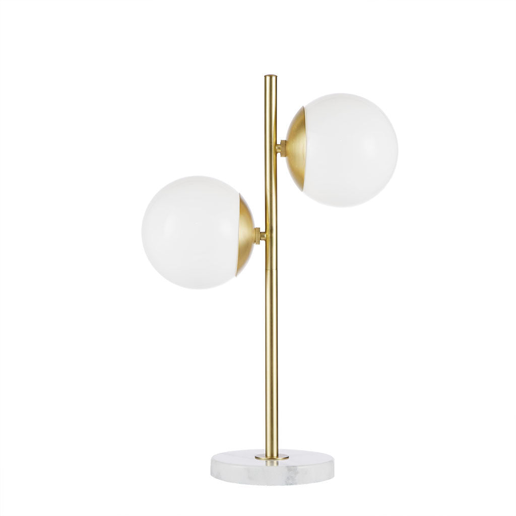 Marble Base Table Lamp gold-cotton