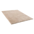 Super Soft Polyester Shag Area Rug cream-polyester