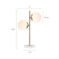 Marble Base Table Lamp gold-cotton