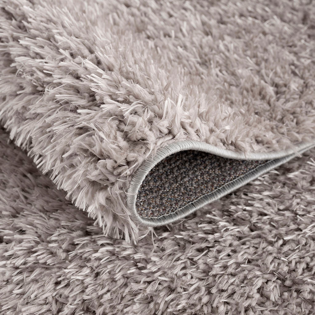 Super Soft Polyester Shag Area Rug grey-polyester