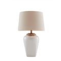 Ceramic Table Lamp white-polyester