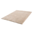 Super Soft Polyester Shag Area Rug cream-polyester