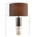 Fulton Concrete Table Lamp black-cotton