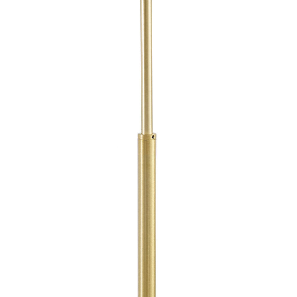 Arched Floor Lamp with Marble Base gold-cotton