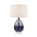 Ombre Glass Table Lamp dark blue-cotton