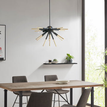 3 Light Spiked Chandelier