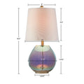 Ranier Iridescent Glass Table Lamp