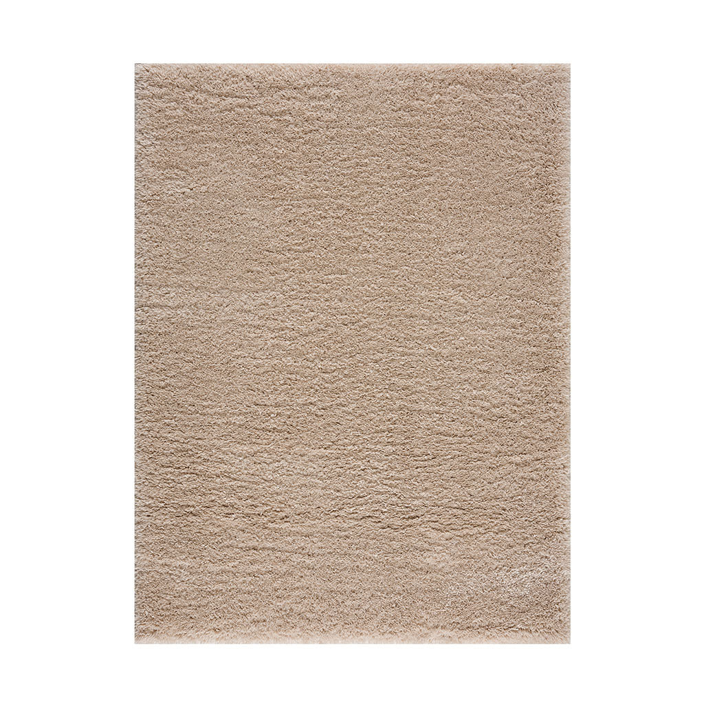 Super Soft Polyester Shag Area Rug cream-polyester