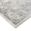 Medallion Woven Area Rug grey-polyester