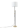 Asymmetrical Adjustable Height Metal Floor Lamp