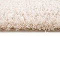 Super Soft Polyester Shag Area Rug cream-polyester