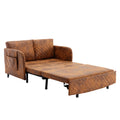 COOLMORE Convertible Sleeper Sofa Bed, Modern Velvet coffee-microfiber