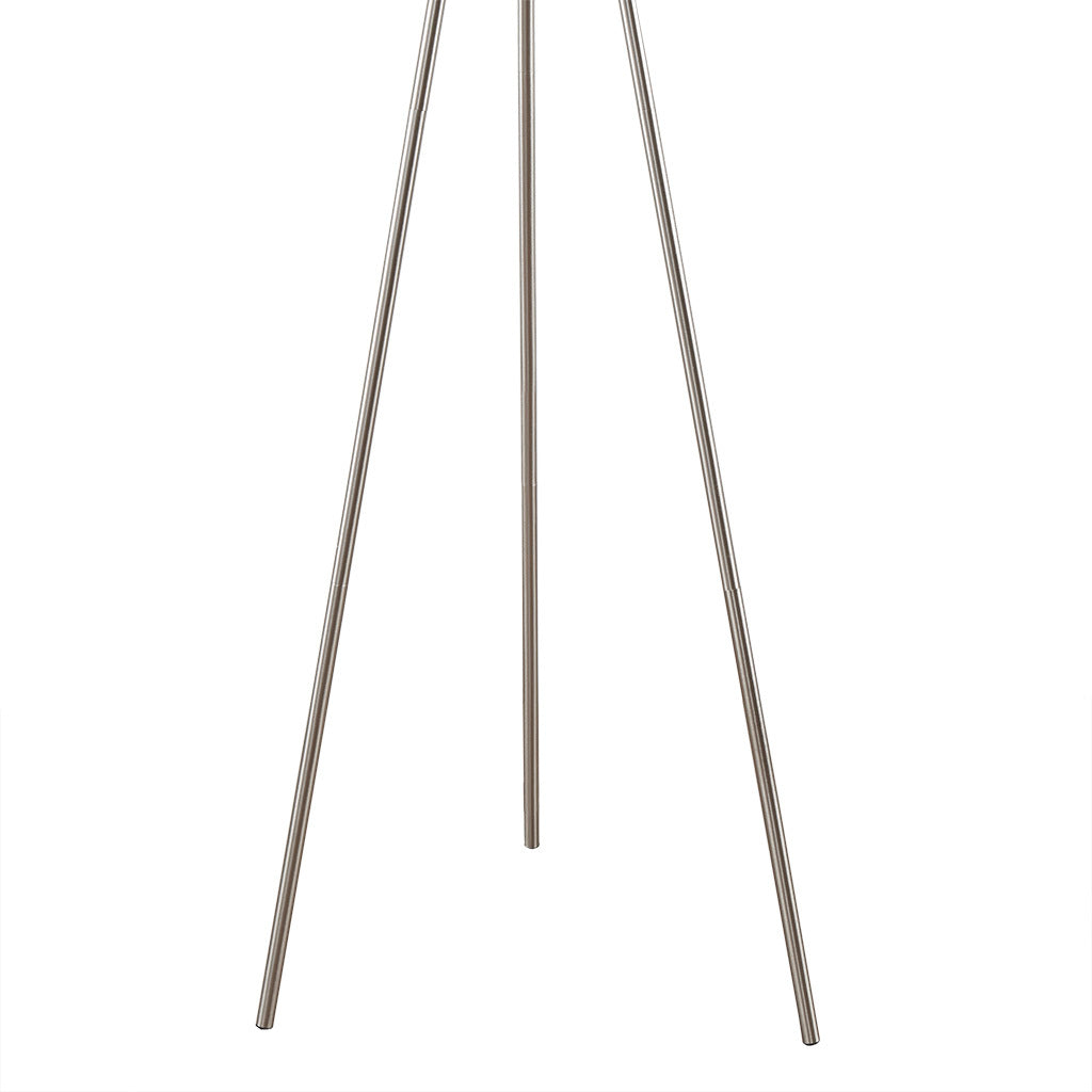 Pacific Tripod Metal Tripod Floor Lamp with Glass