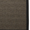 Textured Chevron Indoor Outdoor Rug natural+black-polyester