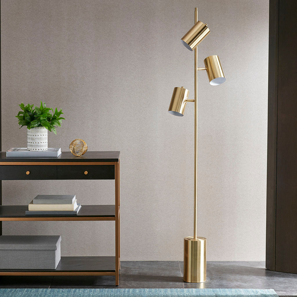 3 Light Metal Floor Lamp