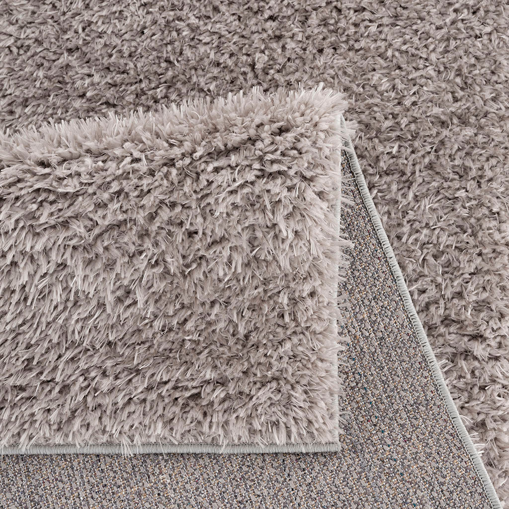 Super Soft Polyester Shag Area Rug grey-polyester