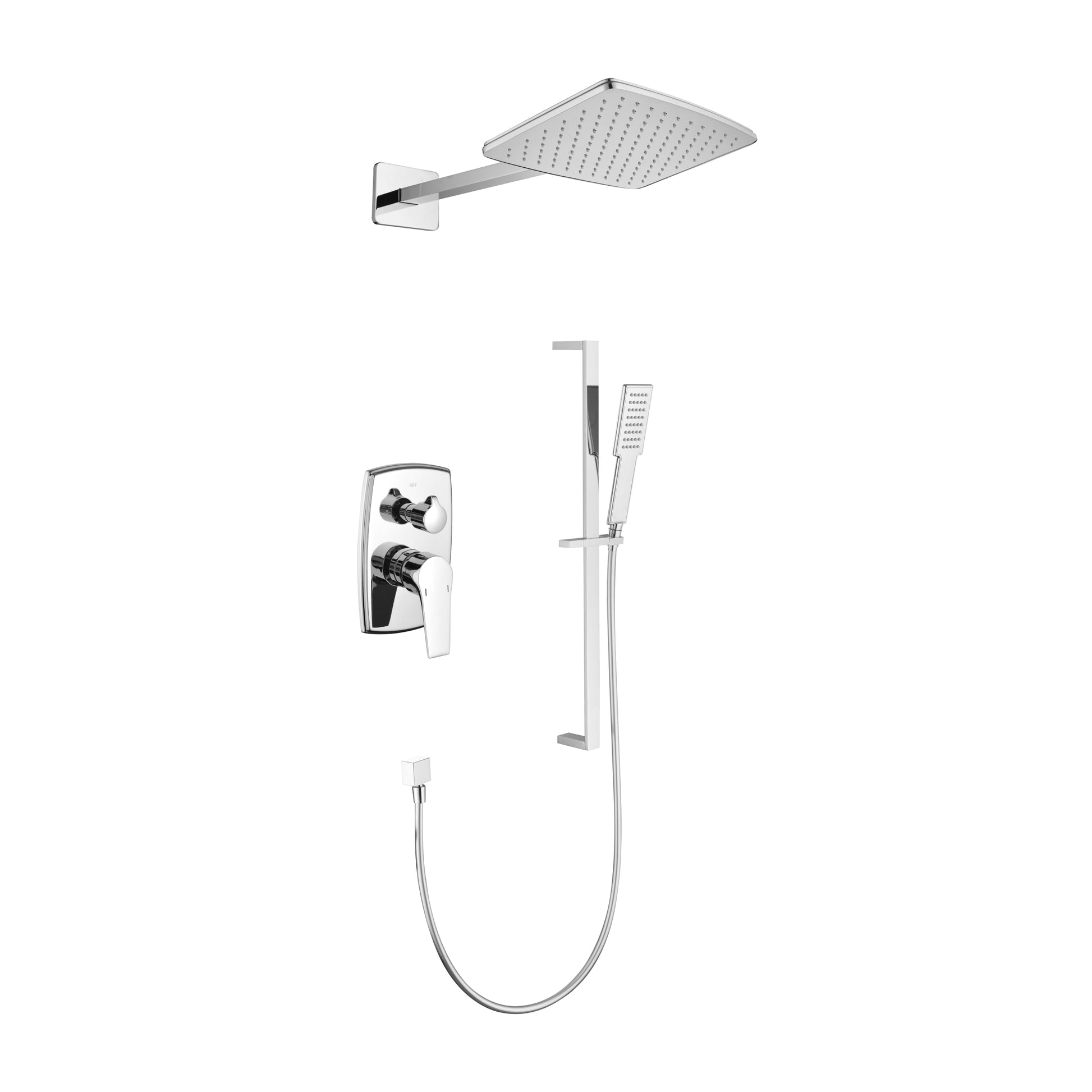 Shower System with Shower Head, Hand Shower,