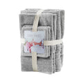 Sustainable Antimicrobial Bath Towel 6 Piece Set grey-polyester