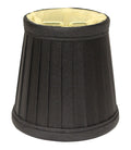 Side Pleat Chandelier Lampshade With Flame Clip